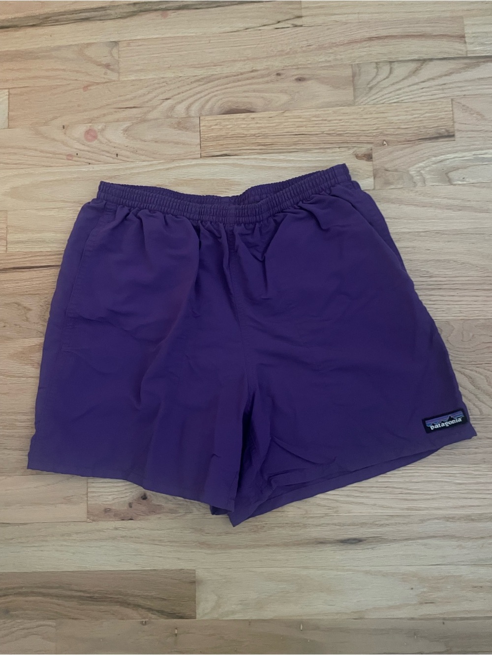 Patagonia Deep Purple Elastic-Waist Hybrid Shorts - Picture 5 of 6